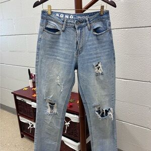 Congo Distressed Light Blue Jeans